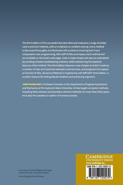 Produktbild: Numerical Methods in Engineering with MATLAB&reg;