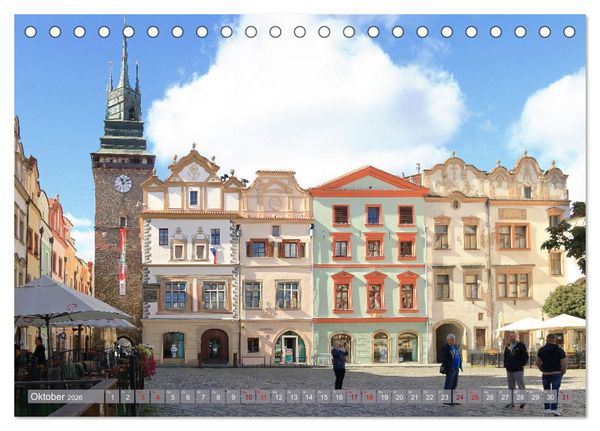 Produktbild: Pardubice in Tschechien - Ein Stadtspaziergang (Tischkalender 2026 DIN A5 quer), CALVENDO Monatskalender