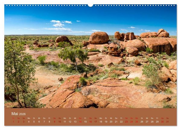 Produktbild: Down Under - Eine Reise durch Australien (Wandkalender 2026 DIN A2 quer), CALVENDO Monatskalender