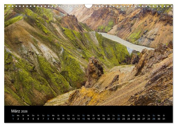 Produktbild: Traumziel Island 2026 (Wandkalender 2026 DIN A3 quer), CALVENDO Monatskalender