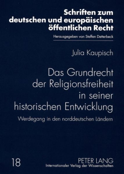 Produktbild: Das Grundrecht der Religionsfreiheit in seiner historischen Entwicklung