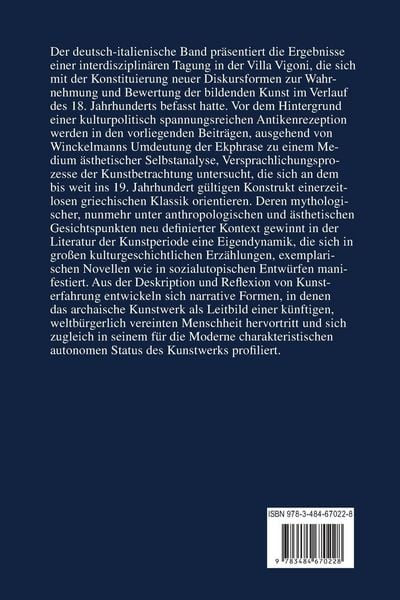 Produktbild: Winckelmann und die Mythologie der Klassik