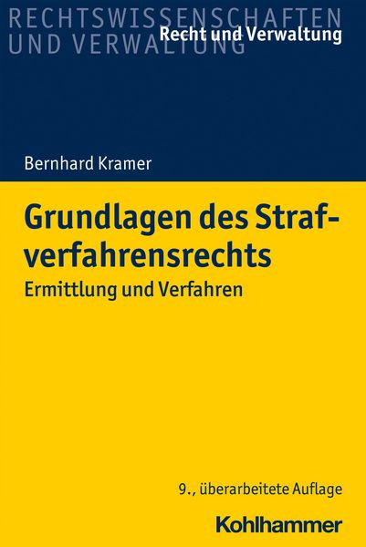 Produktbild: Grundlagen des Strafverfahrensrechts