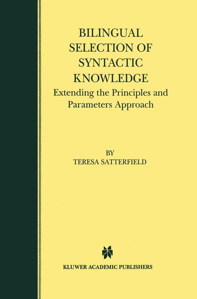 Produktbild: Bilingual Selection of Syntactic Knowledge