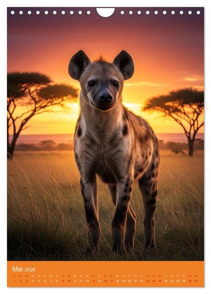 Produktbild: Tiere in der Savanne (Wandkalender 2026 DIN A4 hoch), CALVENDO Monatskalender