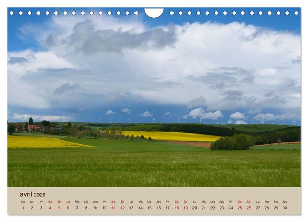 Produktbild: Paysages de l'Yonne (Calendrier mural 2026 DIN A4 vertical), CALVENDO calendrier mensuel