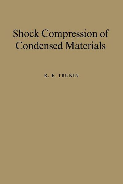 Produktbild: Shock Compression of Condensed Materials