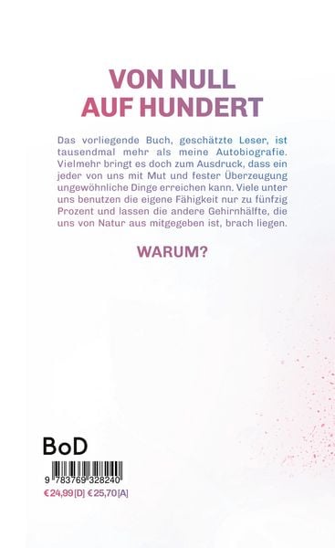 Produktbild: Von Null auf Hundert