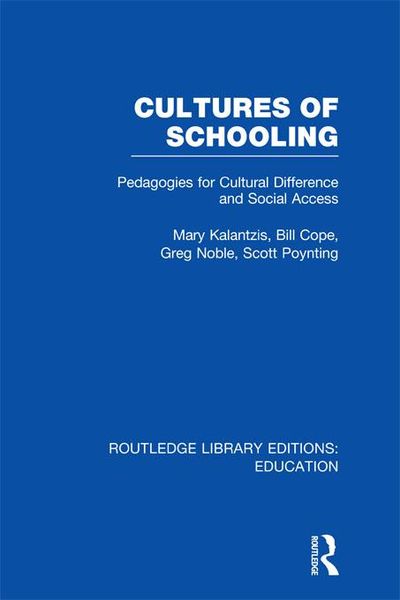 Produktbild: Cultures of Schooling (RLE Edu L Sociology of Education)
