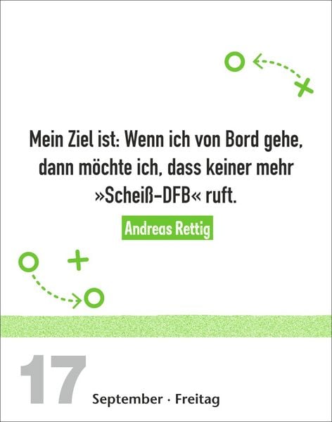 Produktbild: Lattenknaller Tagesabrei&szlig;kalender 2027 - Die witzigsten Fu&szlig;ballerspr&uuml;che