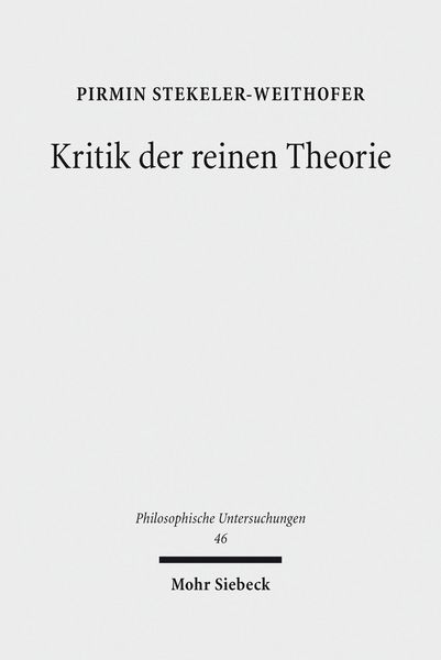 Produktbild: Kritik der reinen Theorie