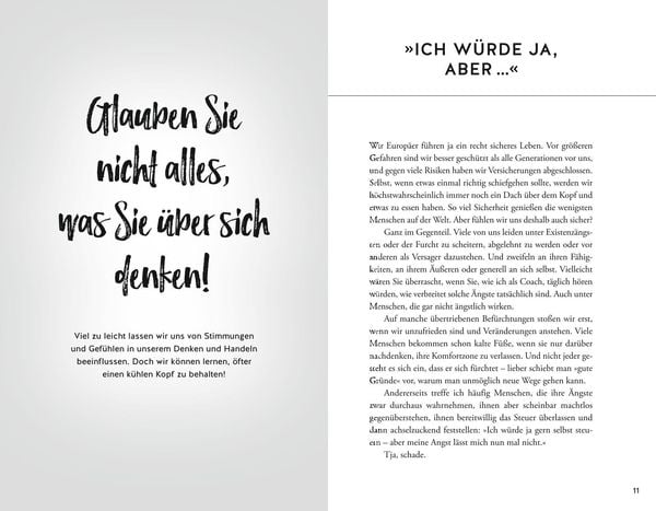 Nimm den Zweifeln das Kommando