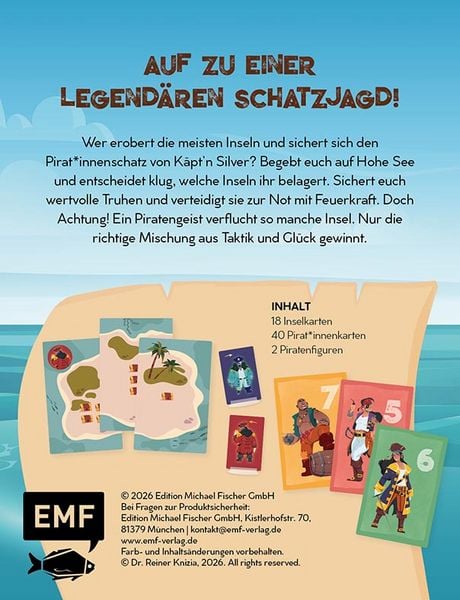 Produktbild: Kartenspiel: Entern & Kentern &ndash; Das bombastische Piratenspiel f&uuml;r die ganze Familie