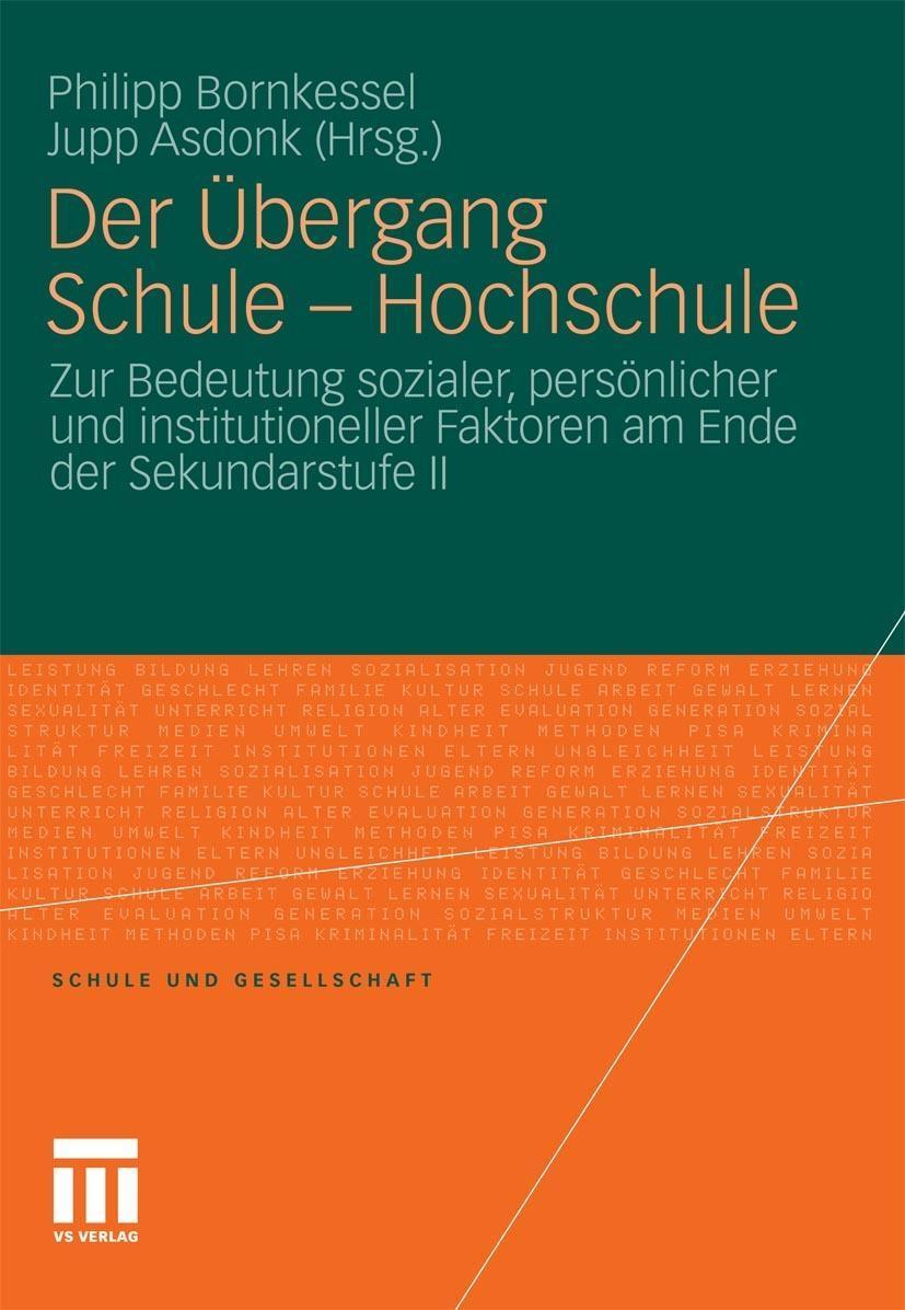 Produktbild: Der &Uuml;bergang Schule - Hochschule