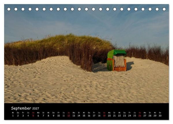Produktbild: Helgoland und die D&uuml;ne (Tischkalender 2027 DIN A5 quer), CALVENDO Monatskalender