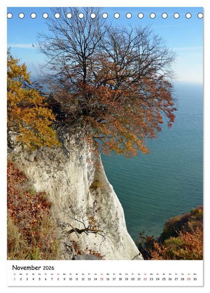 Produktbild: R&uuml;gen-Idyllische Momente (Tischkalender 2026 DIN A5 hoch), CALVENDO Monatskalender
