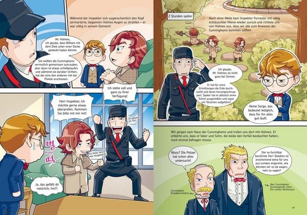 Produktbild: Manhwa f&uuml;r Kids: Sherlock Holmes (Band 2) - Dem T&auml;ter auf der Spur