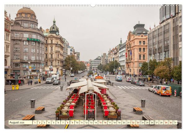 Produktbild: Die sch&ouml;ne Stadt Prag (Wandkalender 2026 DIN A2 quer), CALVENDO Monatskalender