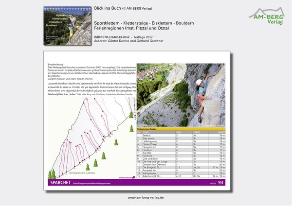 Produktbild: Sportklettern - Klettersteige - Eisklettern - Bouldern Ferienregionen Imst, Pitztal und &Ouml;tztal