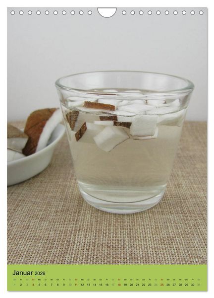 Produktbild: Detox Drinks! Gesund und lecker (Wandkalender 2026 DIN A4 hoch), CALVENDO Monatskalender