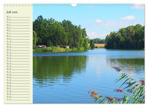 Produktbild: L&auml;ndliche Idylle zwischen Erzgebirge und Muldental (Wandkalender 2026 DIN A3 quer), CALVENDO Monatskalender