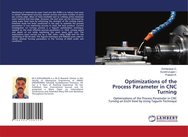 Produktbild: Optimizations of the Process Parameter in CNC Turning