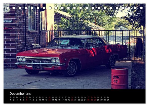 Produktbild: Roadside USA - Die guten Jahre sind vorbei (Tischkalender 2026 DIN A5 quer), CALVENDO Monatskalender