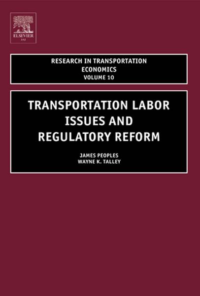 Produktbild: Transportation Labor Issues and Regulatory Reform