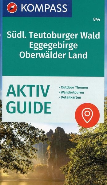 Produktbild: KOMPASS Wanderkarte 844 S&uuml;dlicher Teutoburger Wald - Eggegebirge - Oberw&auml;lder Land 1:50.000
