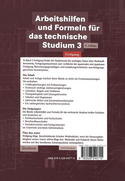 Arbeitshilfen und Formeln für das technische Studium 3