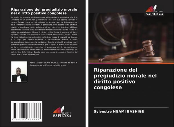 Produktbild: Riparazione del pregiudizio morale nel diritto positivo congolese