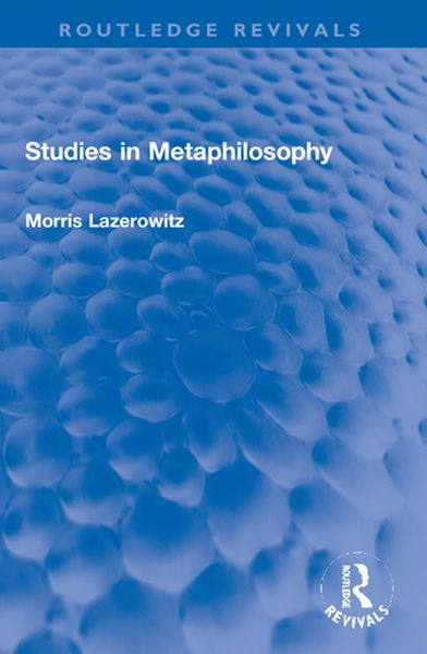 Produktbild: Studies in Metaphilosophy