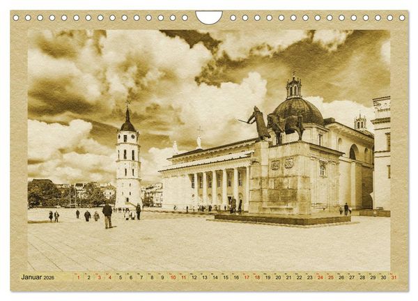 Produktbild: Das Baltikum - Ein Kalender im Zeitungsstil (Wandkalender 2026 DIN A4 quer), CALVENDO Monatskalender