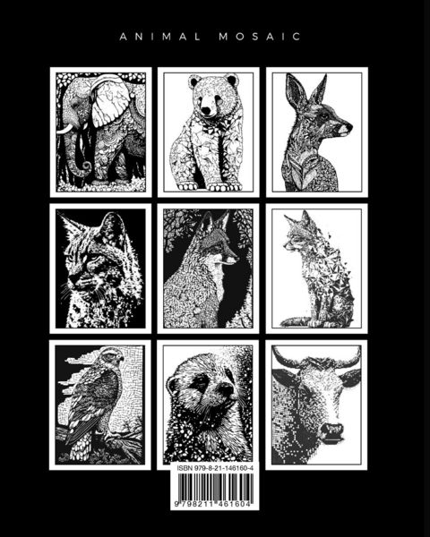 Produktbild: Animal Mosaic (Coloring Book)