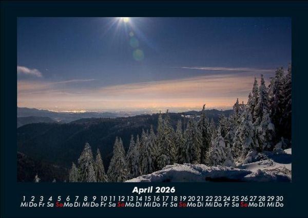 Produktbild: Landschaftskalender 2026 Fotokalender DIN A5