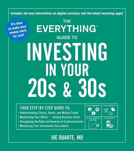 Produktbild: Duarte, J: Everything Guide to Investing in Your 20s & 30s
