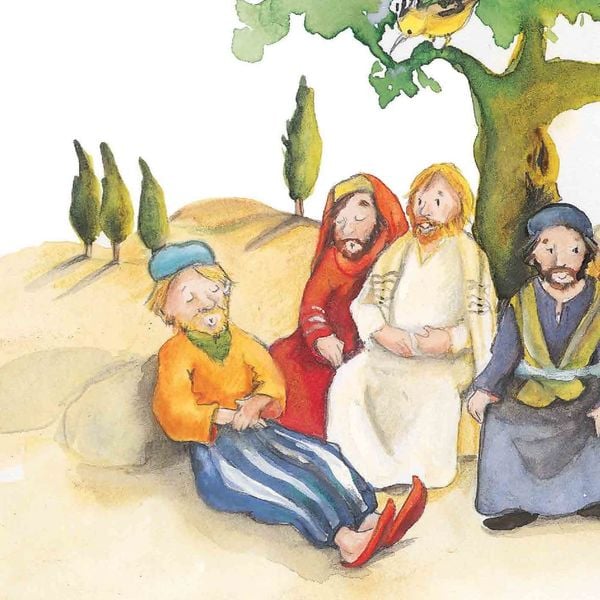 Produktbild: Jesus segnet die Kinder. Mini-Bilderbuch.