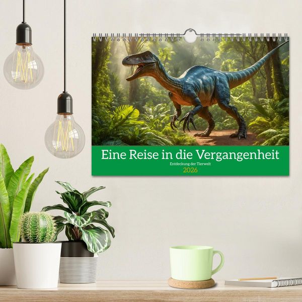 Produktbild: Eine Reise in die Vergangenheit - Entdeckung der Tierwelt (Wandkalender 2026 DIN A4 quer), CALVENDO Monatskalender