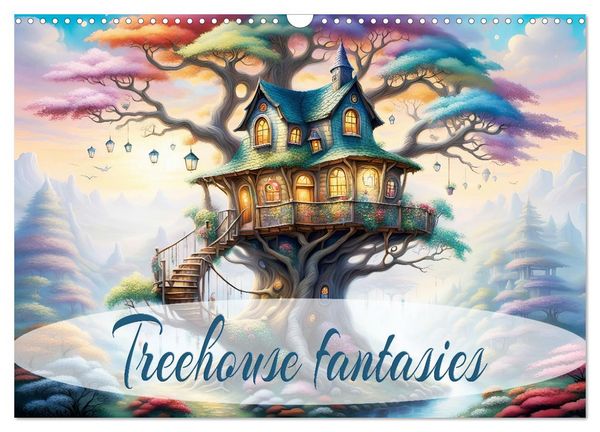 Treehouse fantasies (Wall Calendar 2026 DIN A3 landscape), CALVENDO 12 Month Wall Calendar