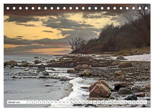 Produktbild: Beckerwitz - Impressionen aus der Wohlenberger Wiek (Wismarer Bucht) (Tischkalender 2026 DIN A5 quer), CALVENDO Monatskalender