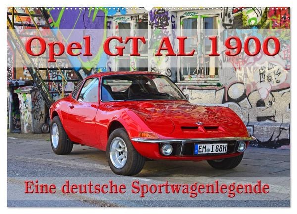 Produktbild: Opel GT 1900 AL Eine deutsche Sportwagenlegende (Wandkalender 2026 DIN A2 quer), CALVENDO Monatskalender