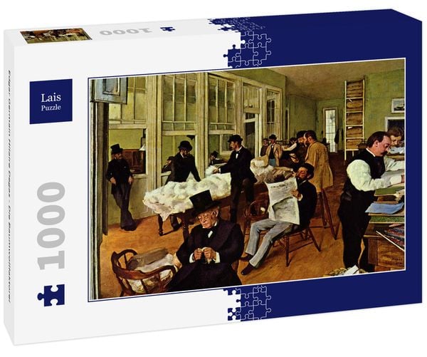 Produktbild: Lais Puzzle Edgar Germain Hilaire Degas - Die Baumwollfaktorei 1000 Teile
