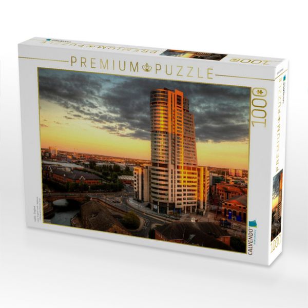 Produktbild: CALVENDO Puzzle Leeds - England | 1000 Teile Lege-Gr&ouml;&szlig;e 64x48cm Foto-Puzzle f&uuml;r gl&uuml;ckliche Stunden