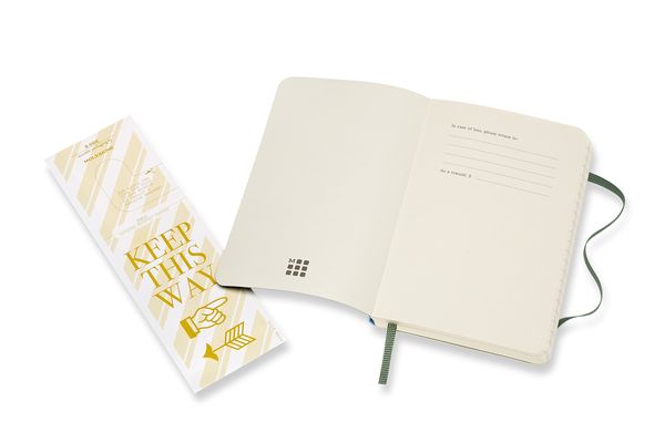 Produktbild: Moleskine Notizbuch Pocket/A6, Liniert, Myrtengr&uuml;n