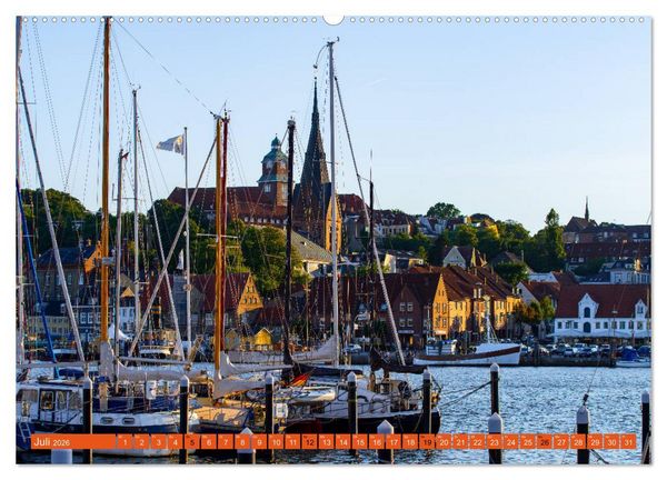 Produktbild: Ostseereise - Flensburg (hochwertiger Premium Wandkalender 2026 DIN A2 quer), Kunstdruck in Hochglanz