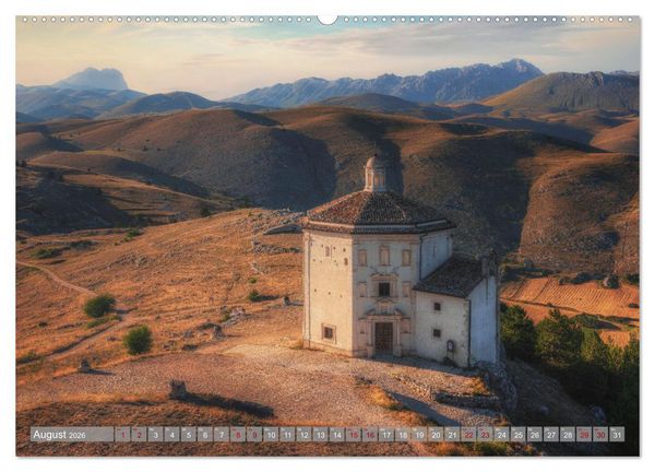 Produktbild: Abruzzen - Die wilde Mitte Italiens (hochwertiger Premium Wandkalender 2026 DIN A2 quer), Kunstdruck in Hochglanz