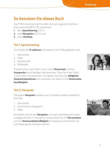 Produktbild: PONS Audiotraining Plus Englisch