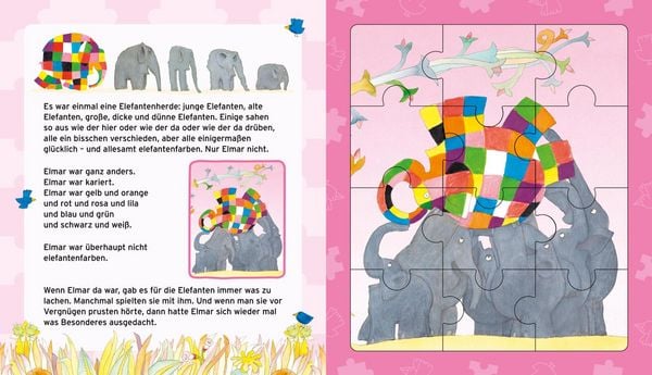 Produktbild: Elmar: Mein ELMAR Puzzle-Buch