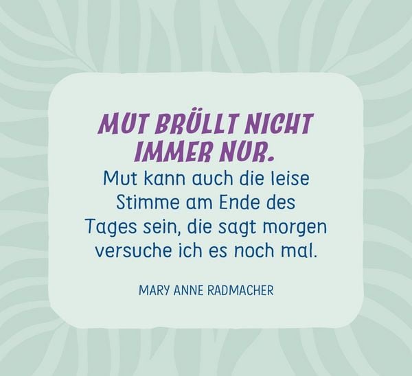 Produktbild: Du bist mutiger als du denkst und st&auml;rker als du glaubst