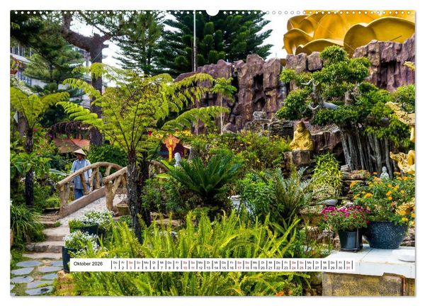 Produktbild: Da Lat Einfach Liebenswert (hochwertiger Premium Wandkalender 2026 DIN A2 quer), Kunstdruck in Hochglanz